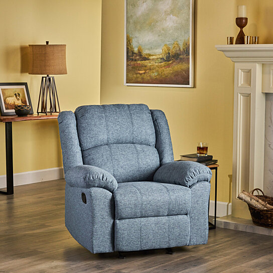Nora Glider Recliner, Pillow Top Arms, Traditional